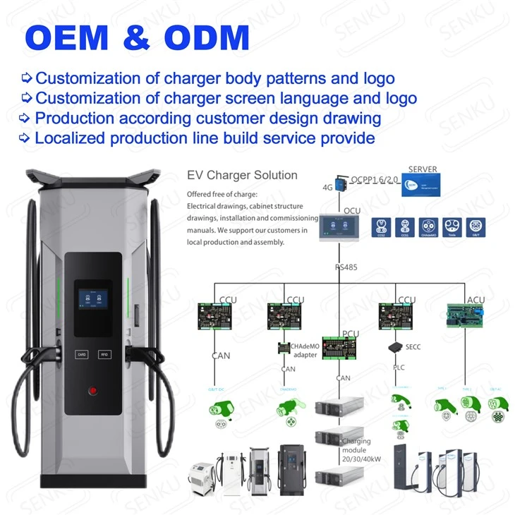 CCS Chademo GBT EV 충전 시스템 공급 업체